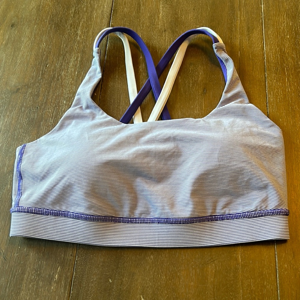 Lululemon Purple/ Gray Sports Bra